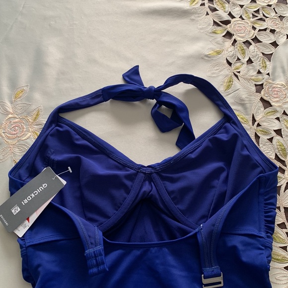 Athleta tanking bathing suit top Size 36D/DD cobalt blue - Picture 8 of 8